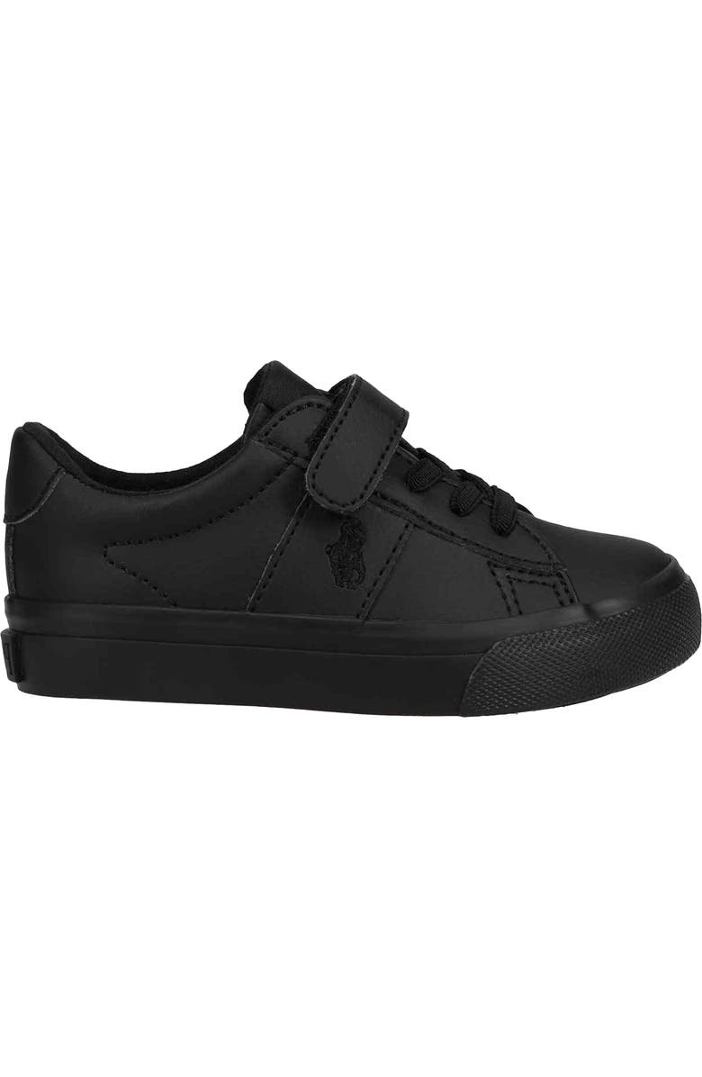 Polo Ralph Lauren Kids' Sayer Low Top Sneaker, Alternate, color, Black