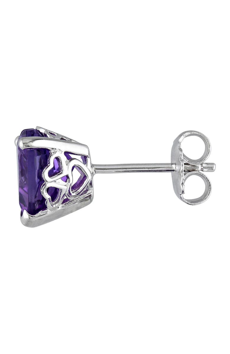 DELMAR Sterling Silver Brazilian Amethyst Earrings, Alternate, color, 