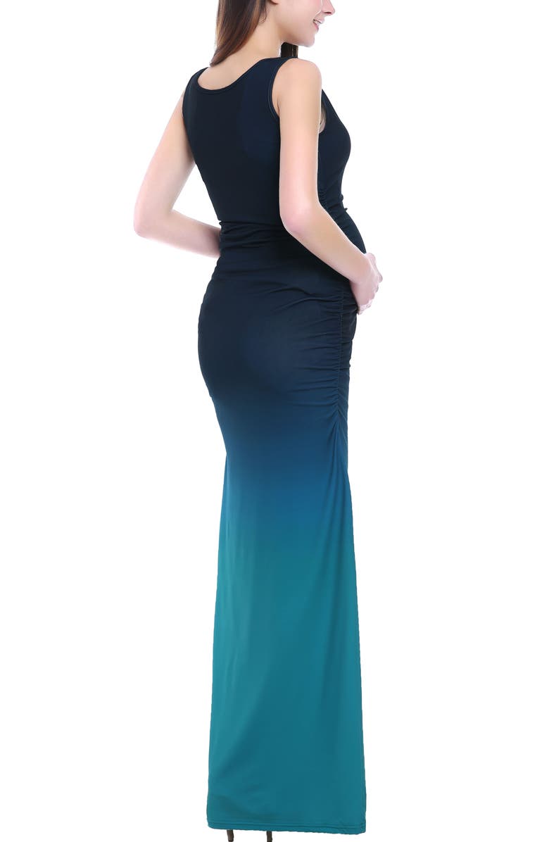 Kimi & Kai Sonia Ombre Tank Column Maternity Dress, Alternate, color, 