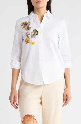 Desigual Graphic Button-Up Shirt