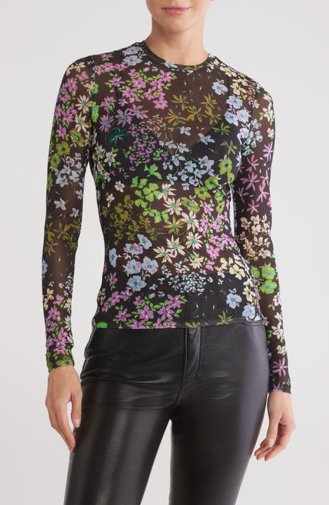 Sunny Long Sleeve Mesh Top (Regular & Plus)