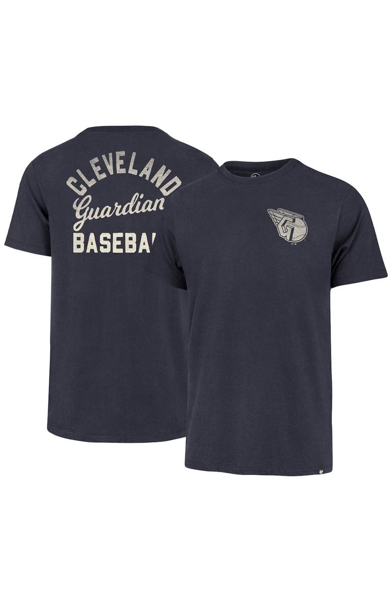 '47 Men's '47  Navy Cleveland Guardians Turn Back Franklin T-Shirt, Main, color, 