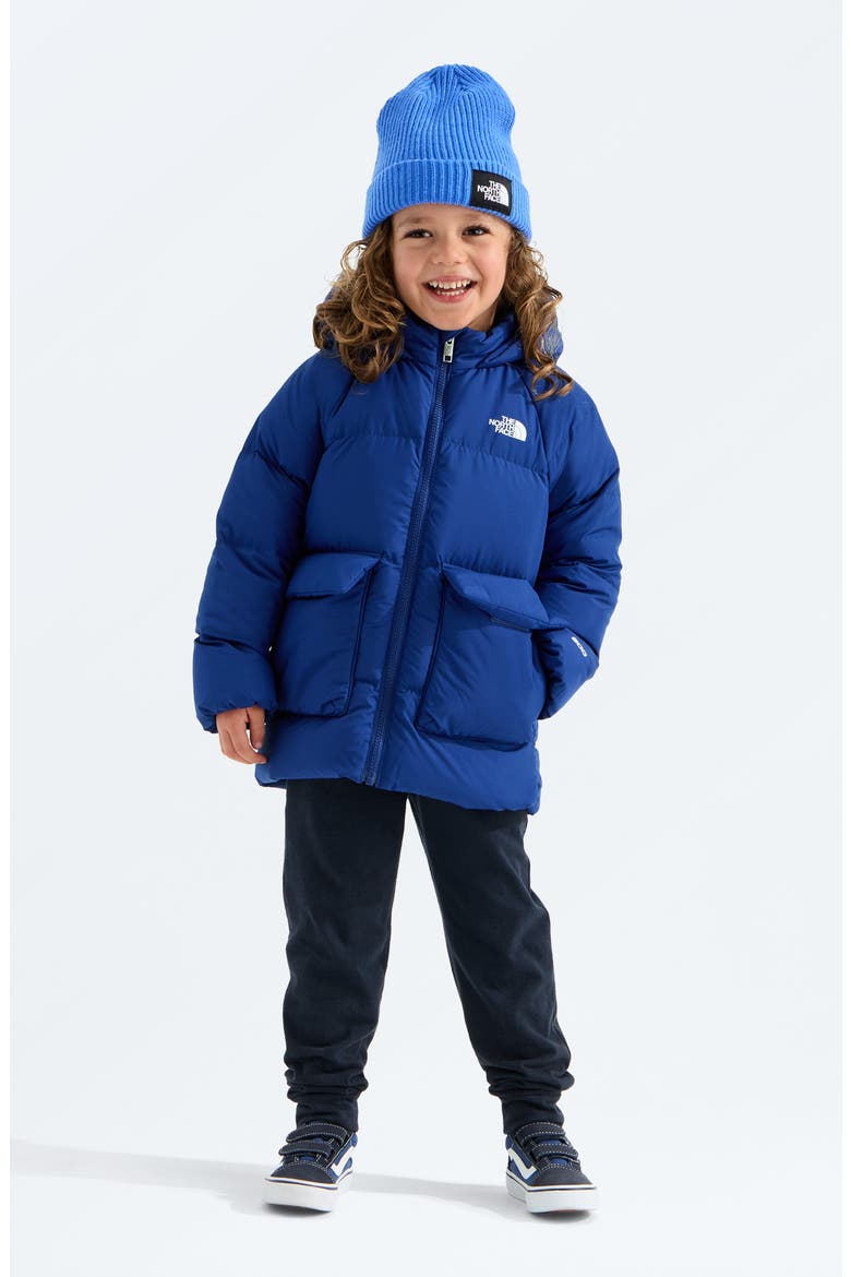 Kids' North Down Fleece Lined Parka, Alternate, color, BOLD BLUE
