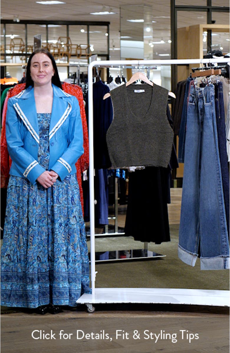 Erizo Crop Knit Tank, sales video thumbnail