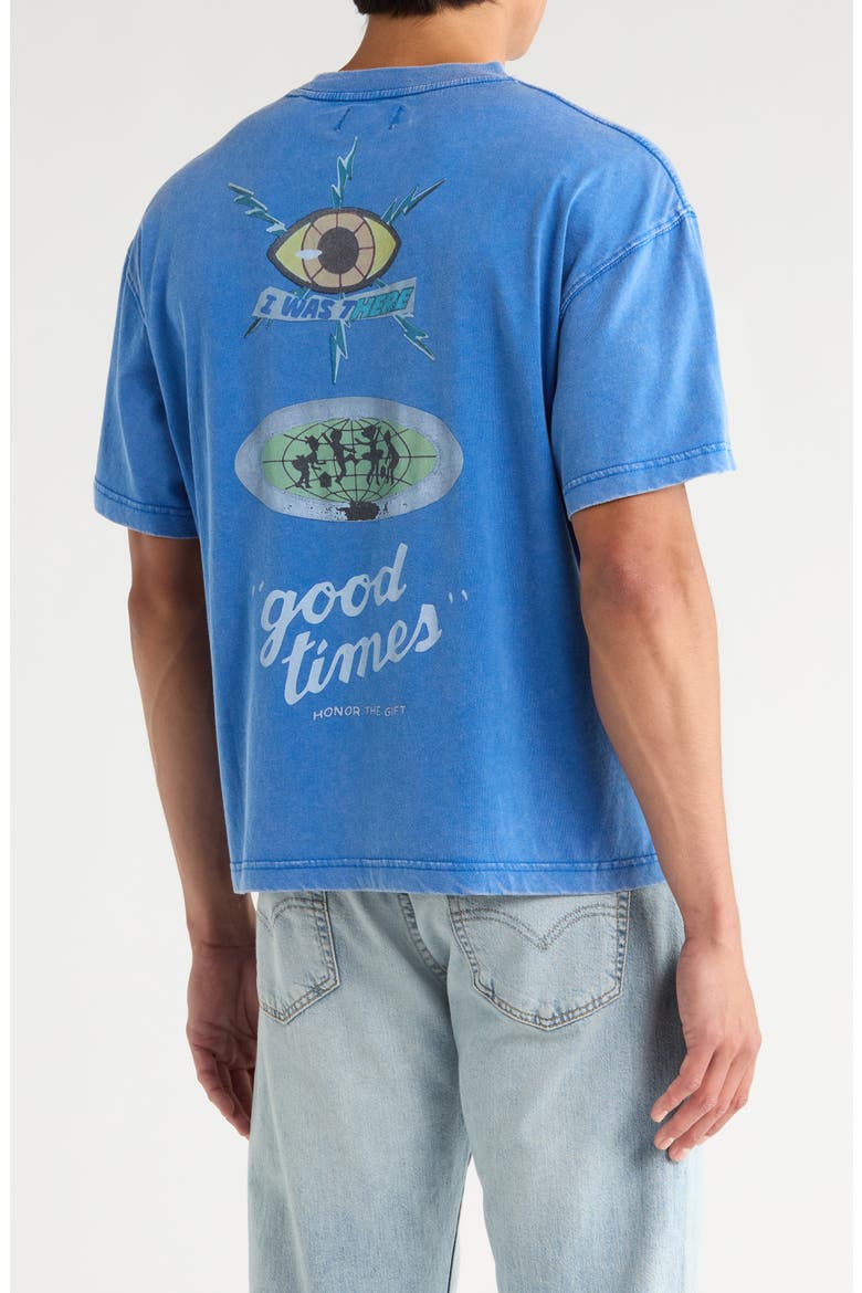 1988 Cotton Graphic T-Shirt, Alternate, color, BLUE