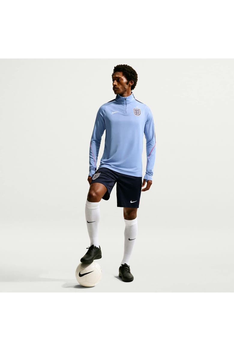 Nike Zambia フットボールジャージ トラックトップ オリンピック Men's Nike Blue England National Team 2026 Strike Dri-FIT Quarter