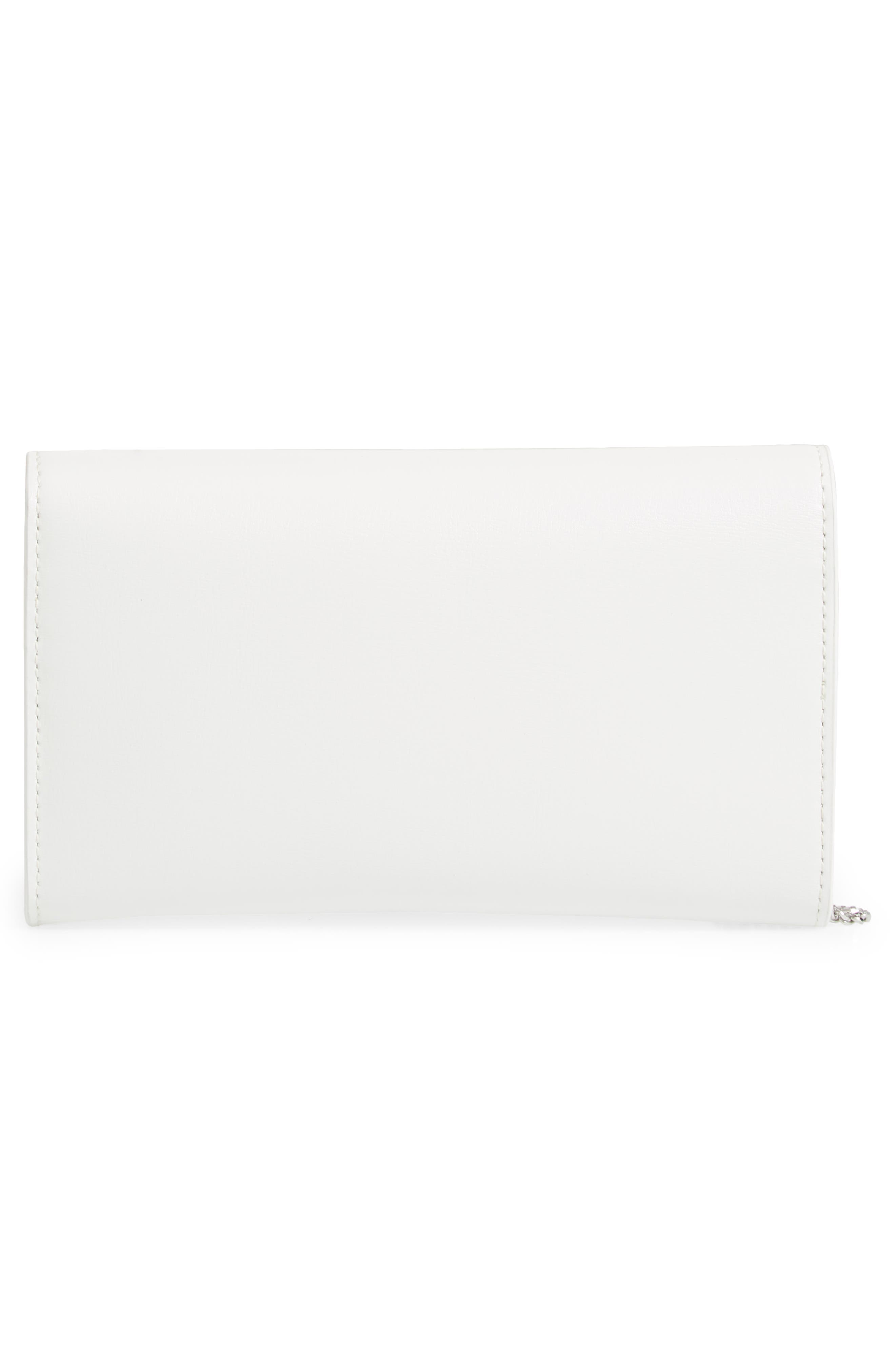 BOSS Mini Nathalie Leather Wristlet Clutch, Alternate, color, 