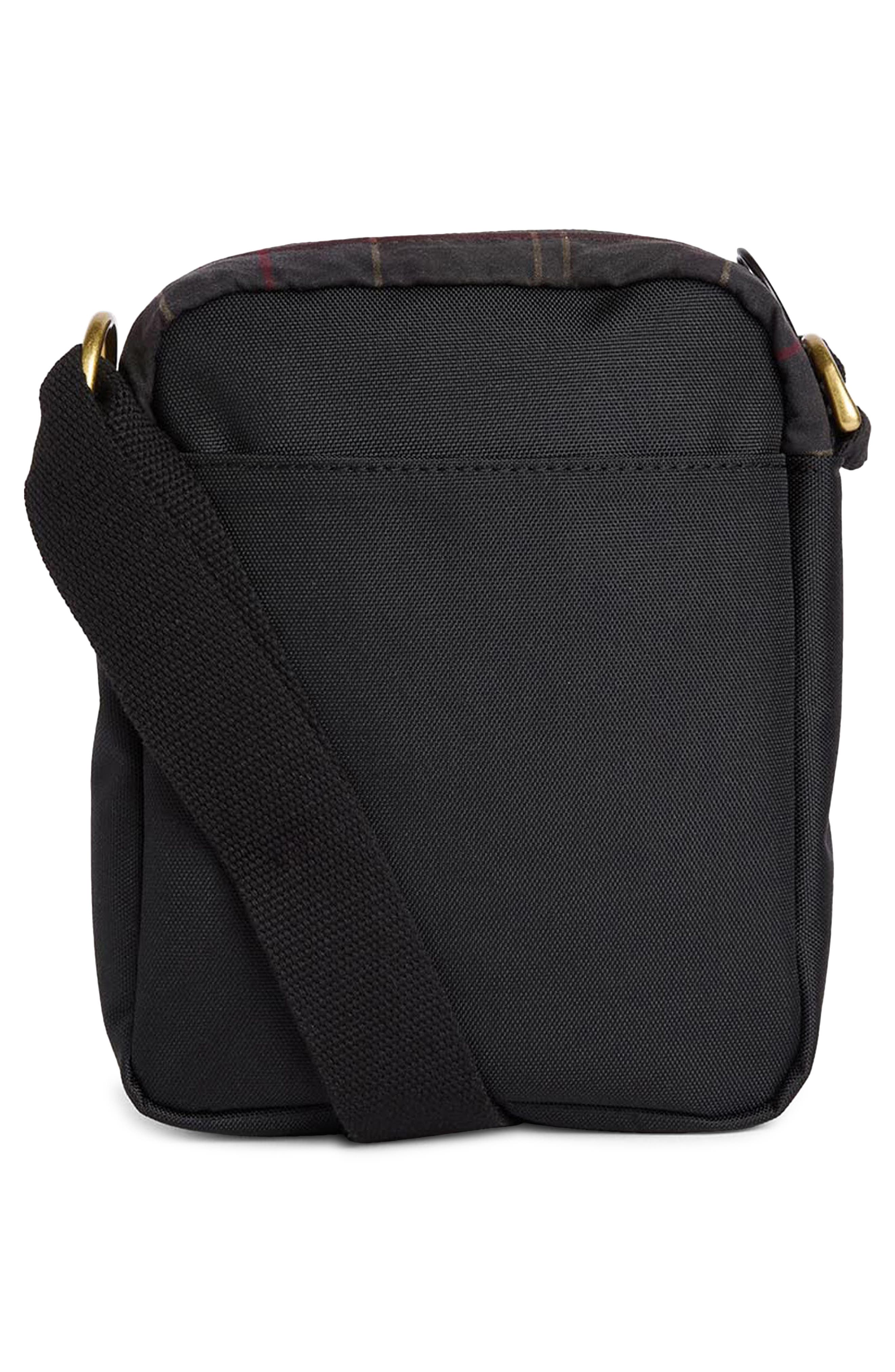 Field Tartan Waxed Crossbody Bag, Alternate, color, DARK CLASSIC TARTAN