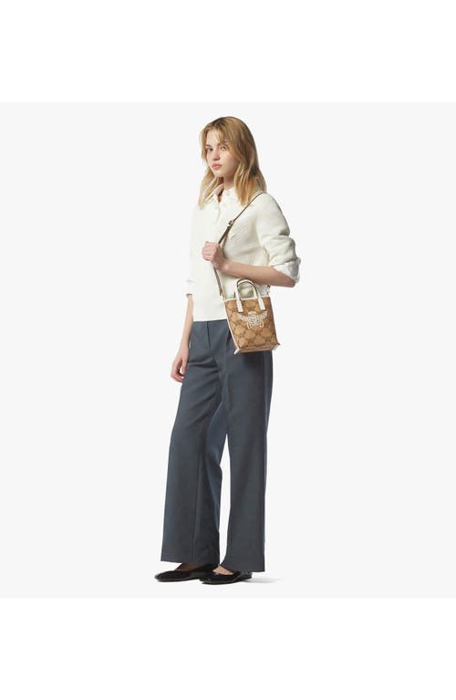Mcm Himmel Crossbody In Beige