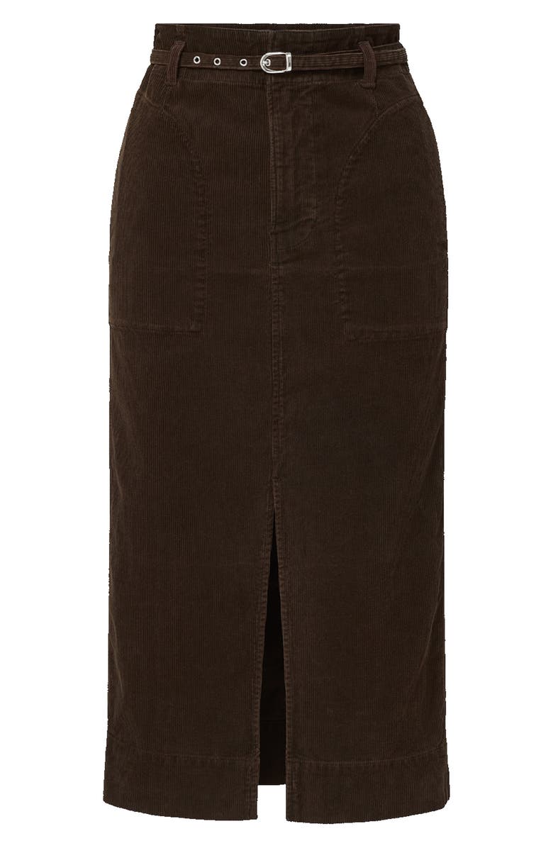 Veronica Beard Pavana Corduroy Midi Skirt, Alternate, color, 