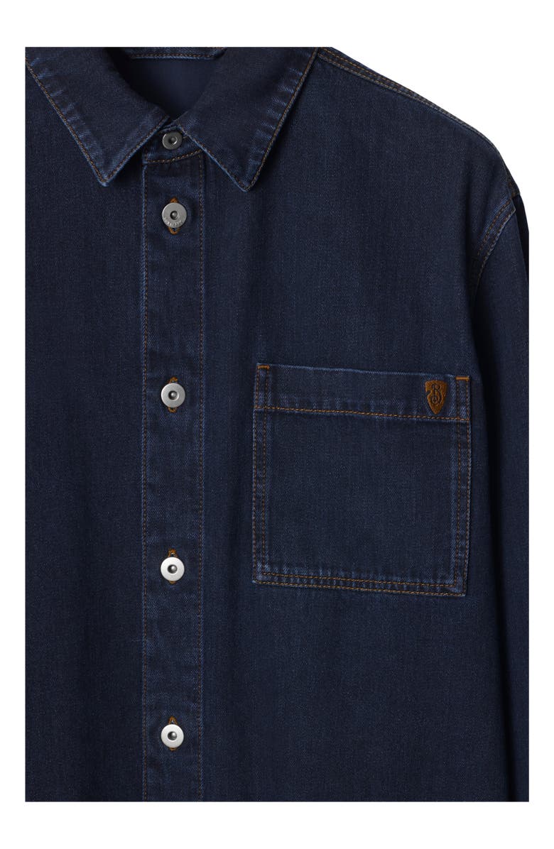 Burberry Relaxed Fit Denim Shirt, Alternate, color,