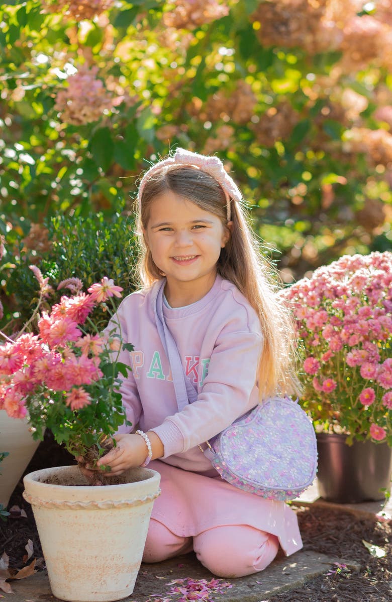 Bits & Bows Sparkle Sweatshirt, Alternate, color, Purple