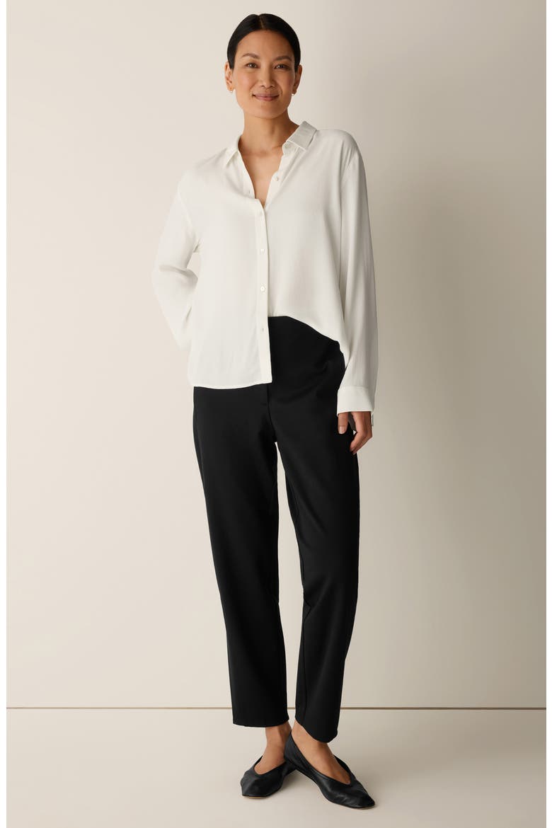 Tapered Ankle Pants, Alternate, color, BLACK
