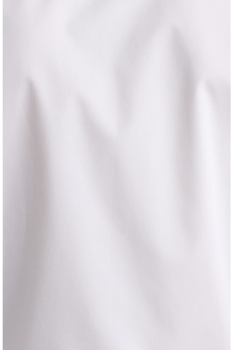Non-Iron Trim Fit Solid Cotton Dress Shirt, Alternate, color, WHITE