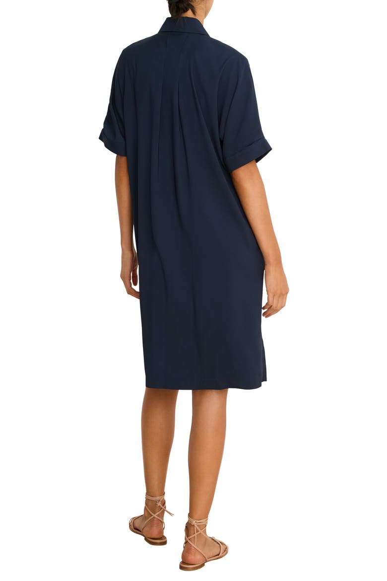 Devon Button-Up Dress, Alternate, color, DARK INDIGO