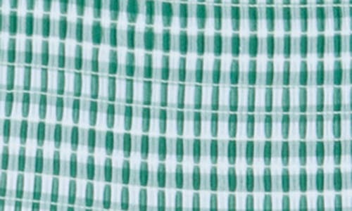 Wayf Smocked Cotton Sundress In Green