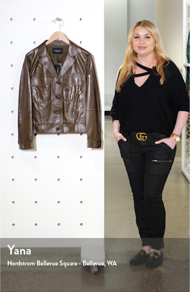 Theodosia Leather Jacket, sales video thumbnail