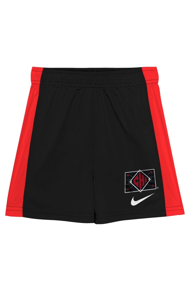 Nike Preschool Nike  Black/Red Chicago White Sox 2025 City Connect T-Shirt & Short Set, Alternate, color, Black