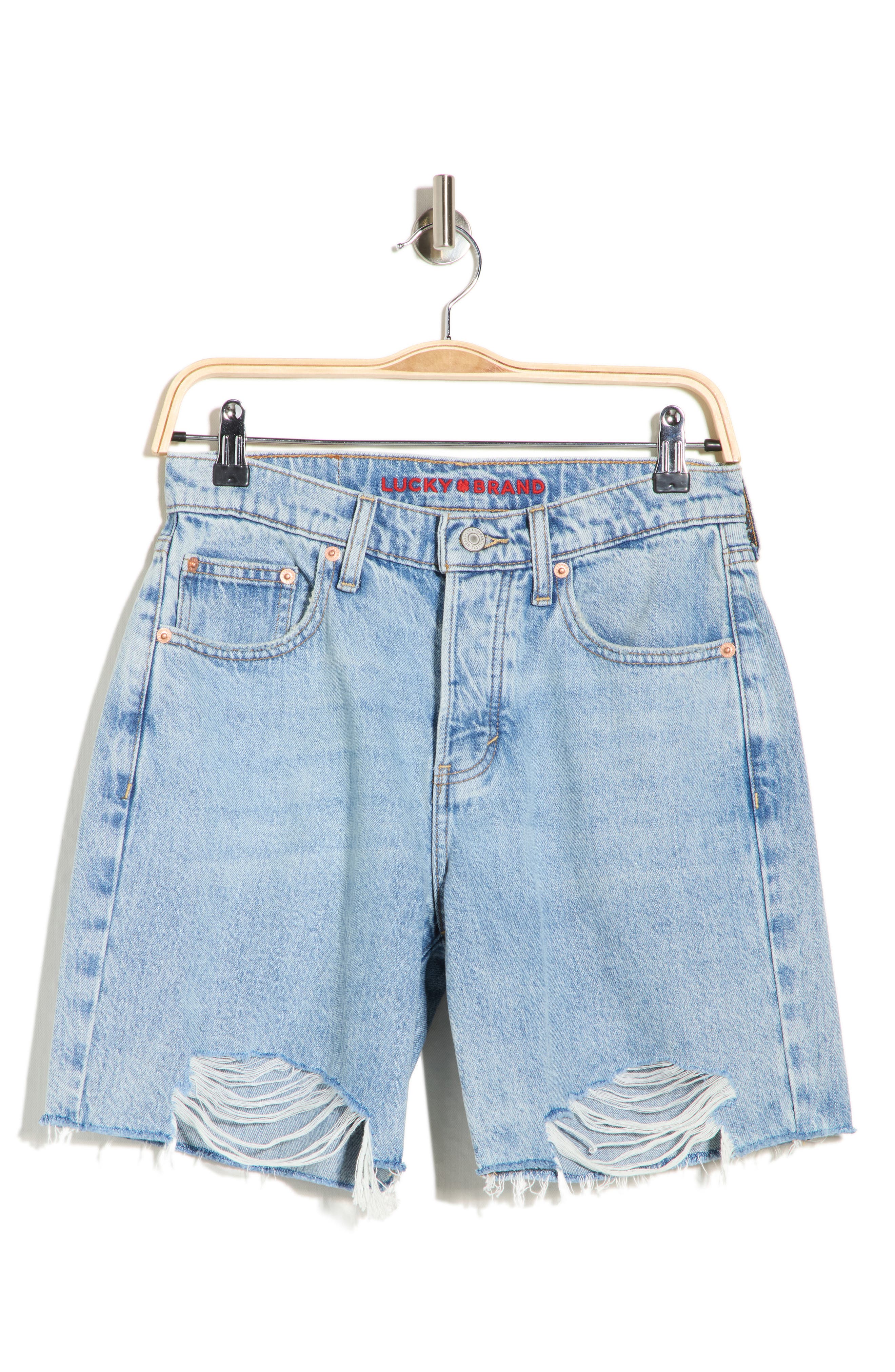 Lucky Brand Baggy Denim Bermuda Shorts