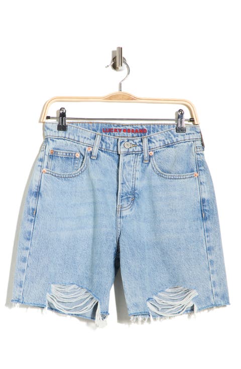 Baggy Denim Bermuda Shorts