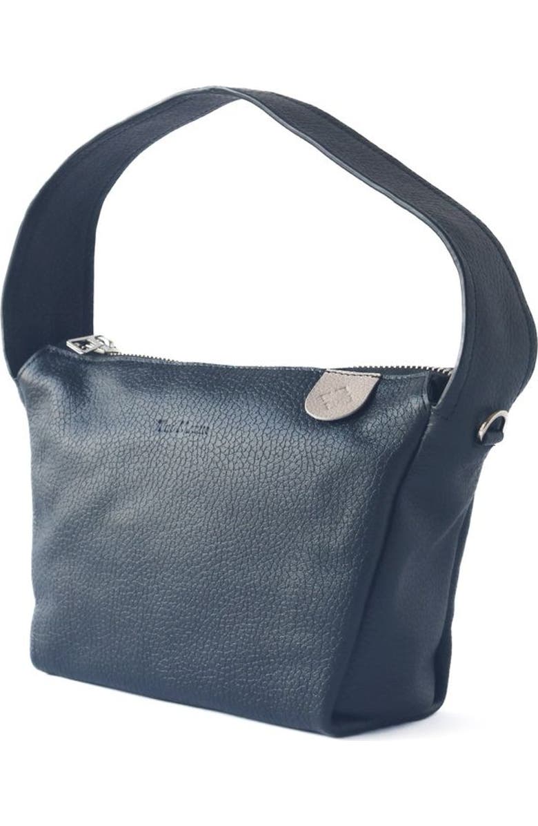 Tin Marin Maina Shoulder Leather Bag, Alternate, color, Black