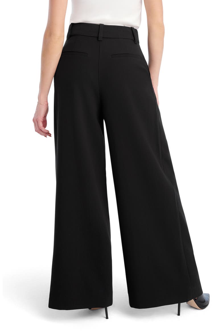 Pleats for Days Wide Leg Pants, Alternate, color, BLACK
