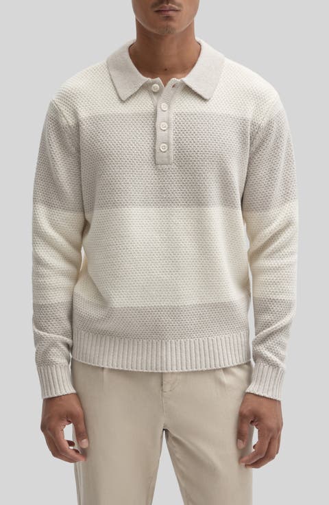 Sylvestro Long Sleeve Polo Sweater