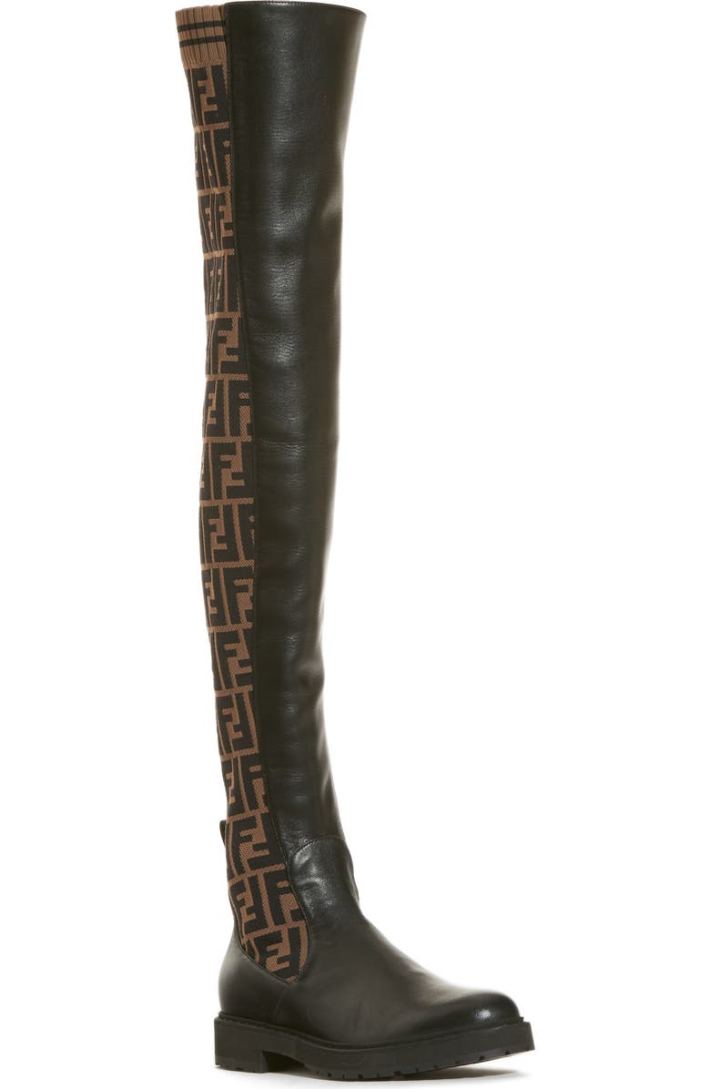 Fendi Rockoko Over the Knee Boot, Main, color,