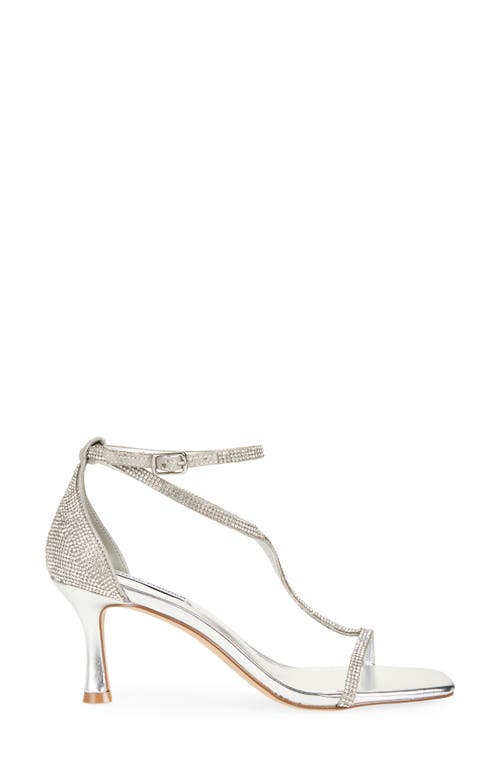 Steve Madden Mayzie T-strap Sandal In Silver