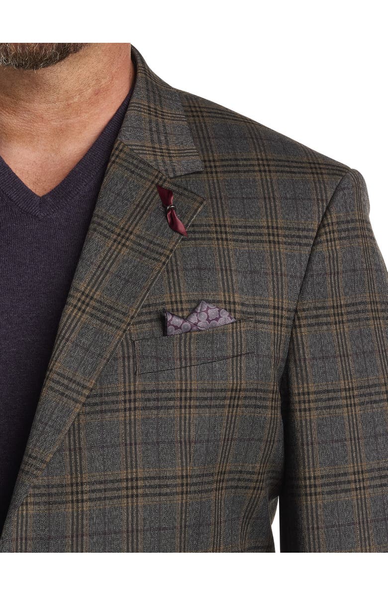 Oak Hill by DXL Multi Plaid Sport Coat, Alternate, color,