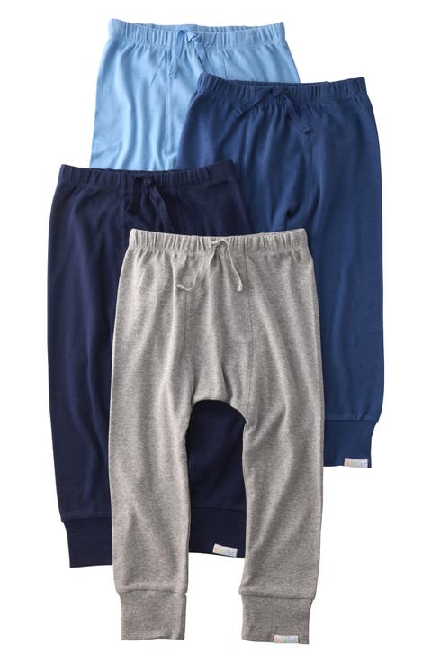 Kids' Jordan Assorted 4-Pack Organic Cotton Joggers (Toddler)
