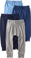 BUTTERBLU Kids' Jordan Assorted 4-Pack Organic Cotton Joggers