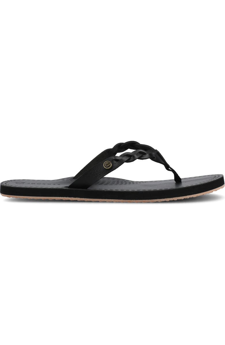 Journee Collection Tomi Braided Flip Flop, Alternate, color,