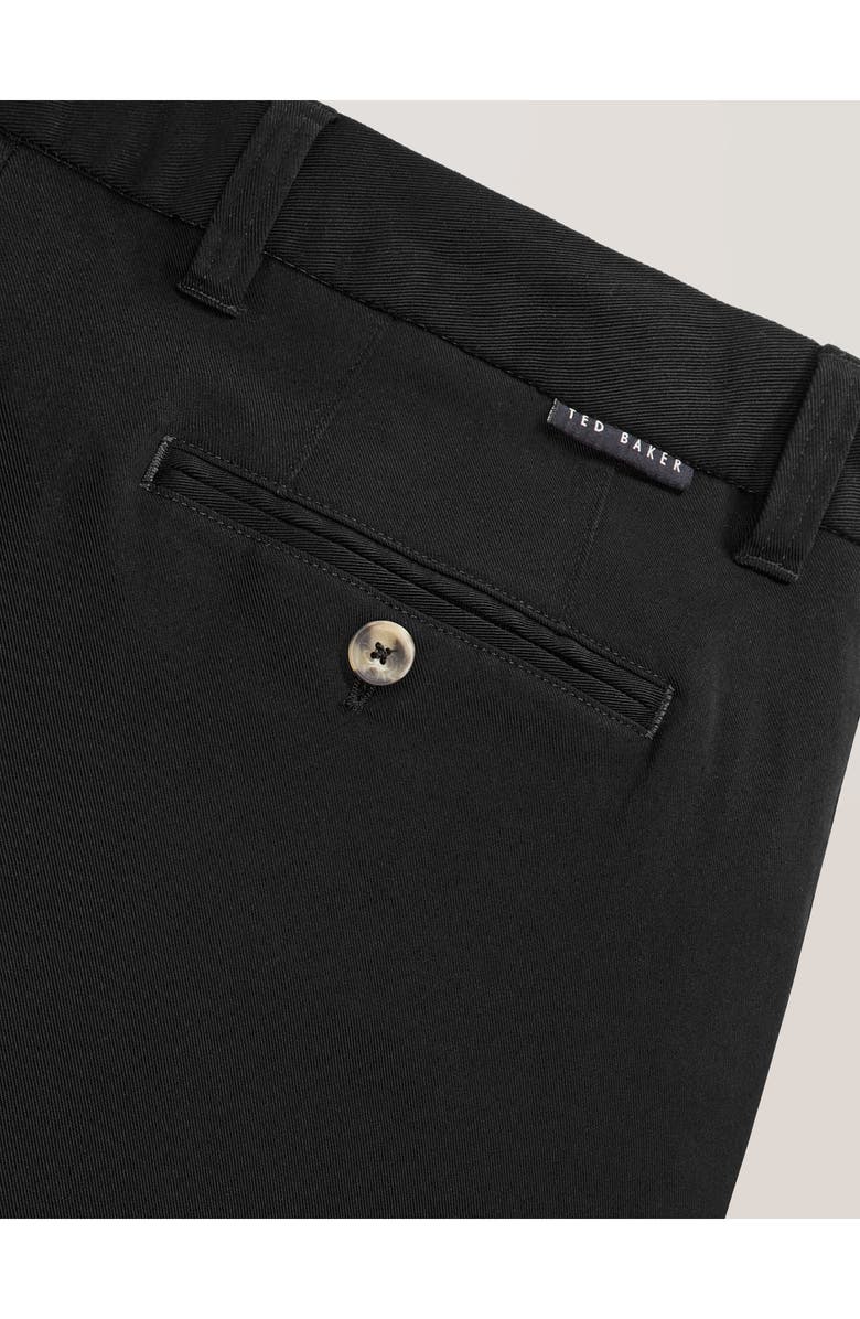 Ted Baker Heavy Stretch Cotton Twill Chino Pants, Alternate, color, Black Beauty