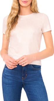 Ted Baker Piper Metallic Knit Top