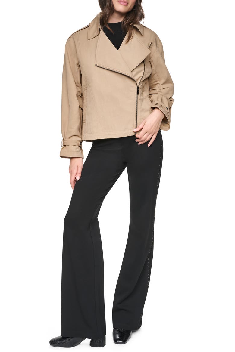 Morningside Moto Jacket, Alternate, color, TRAVERTINE