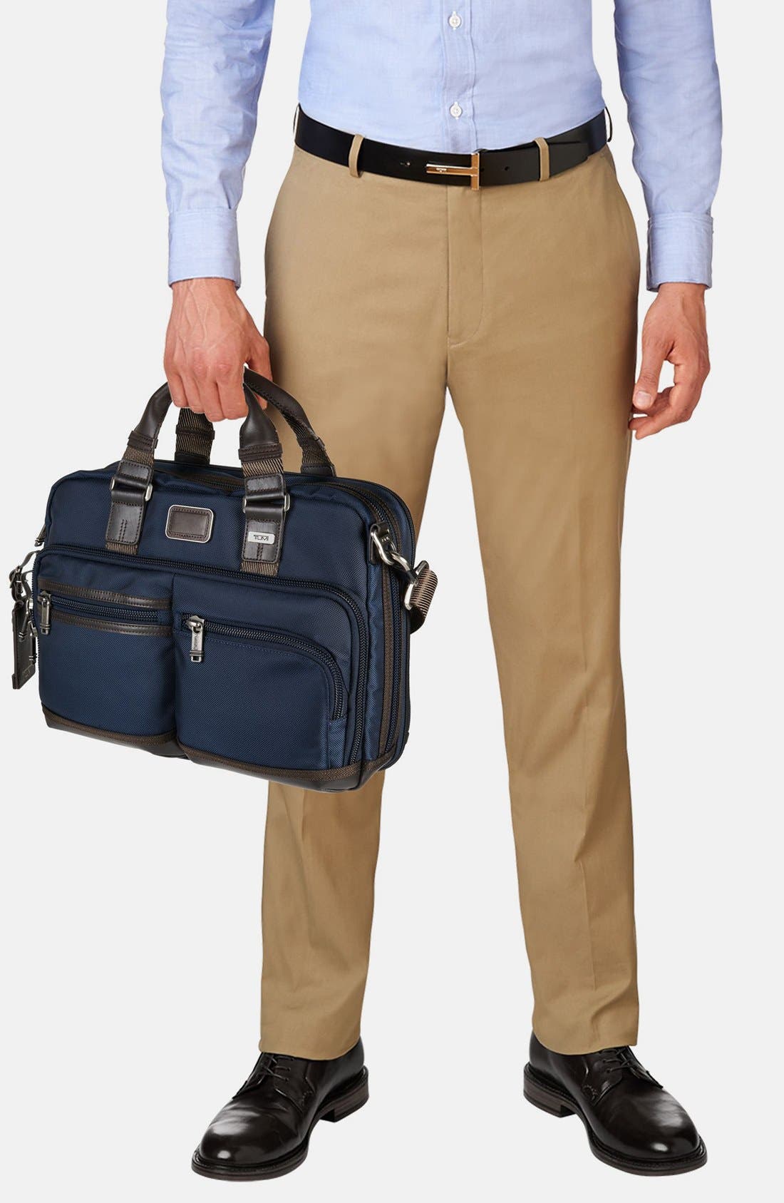 Alpha Bravo - Anderson Commuter Briefcase, Alternate, color, NAVY