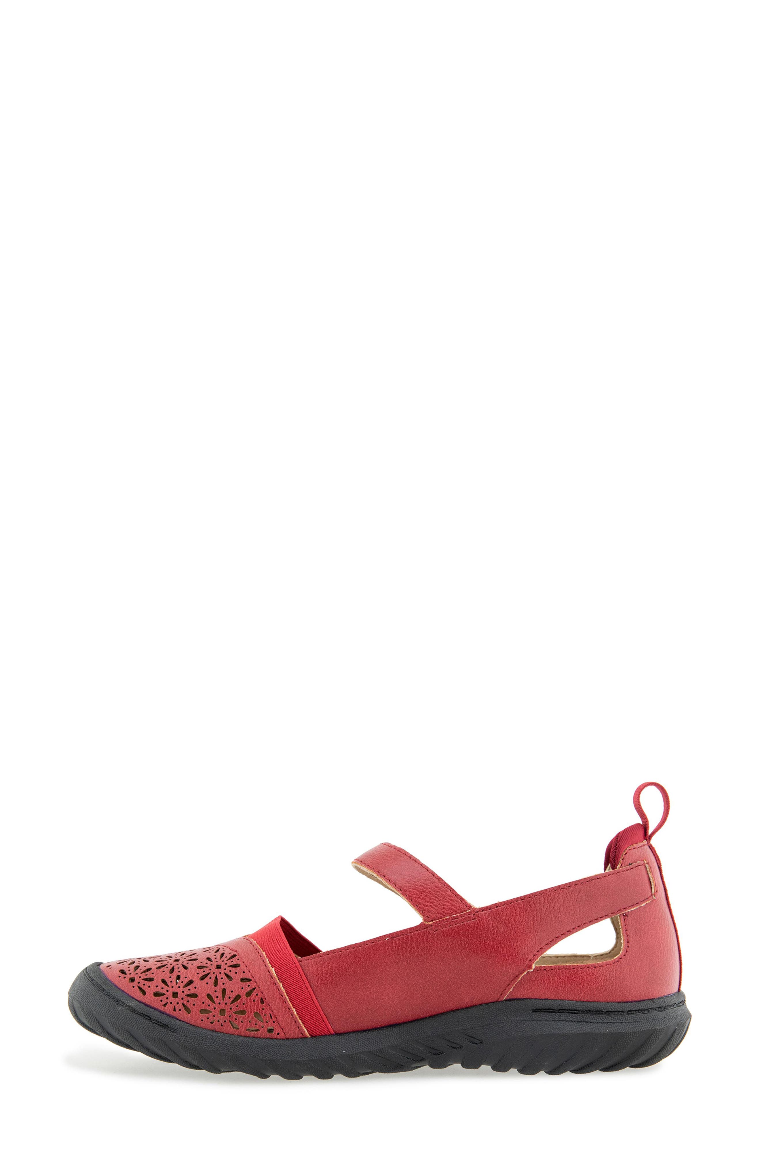 Rya Slip-On Flat, Alternate, color, RED