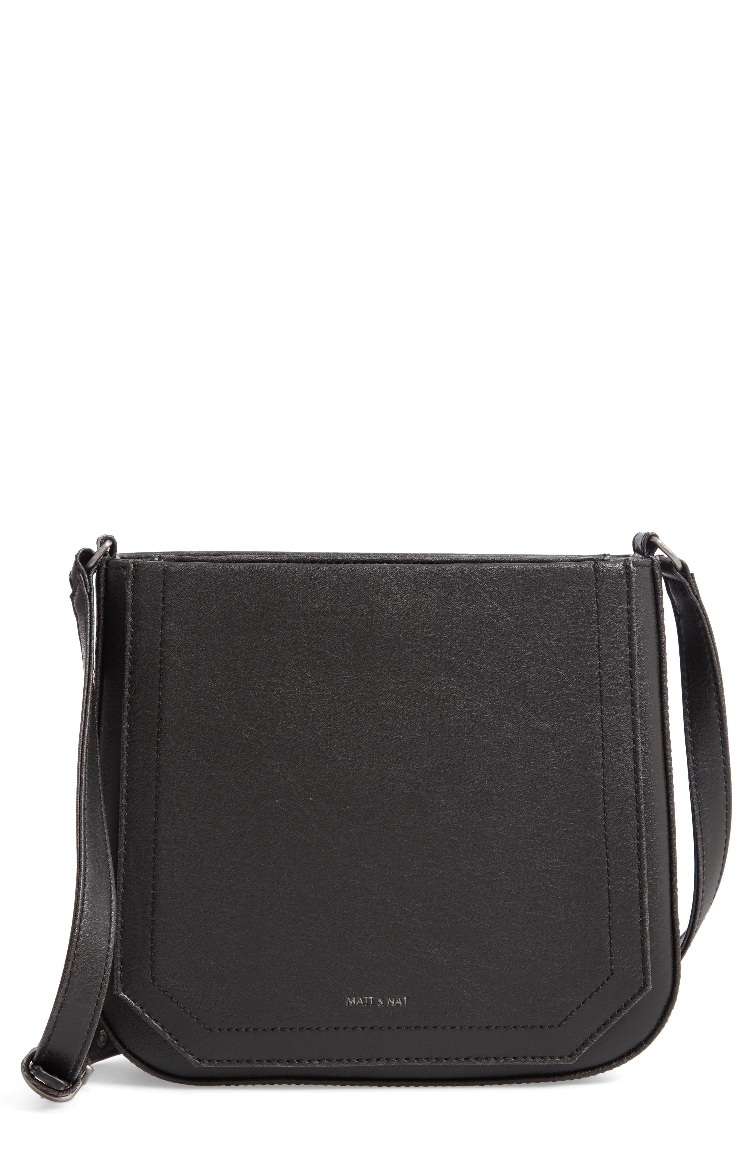 Matt & Nat Small Mara Faux Leather Crossbody Bag, Main, color, 
