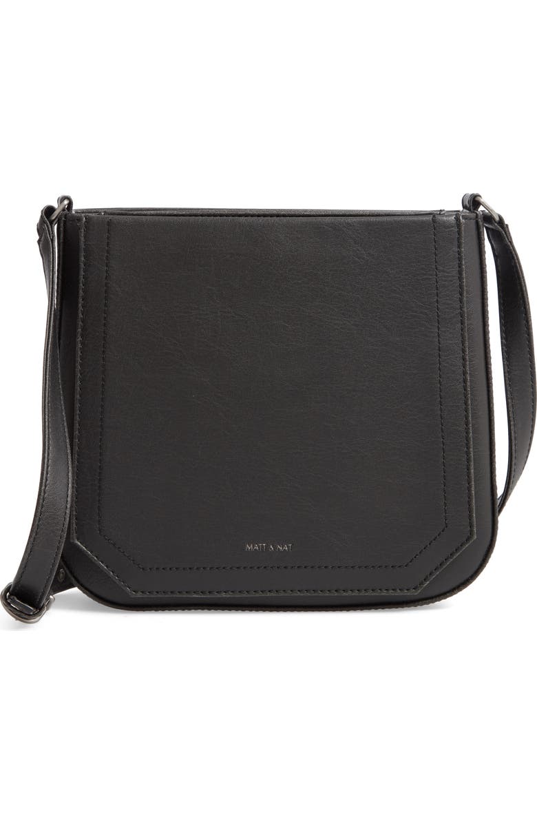 Matt & Nat Small Mara Faux Leather Crossbody Bag, Main, color,