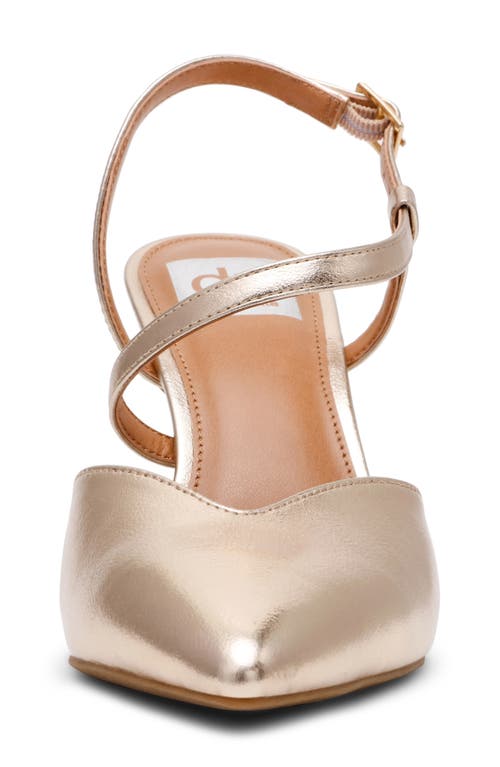 Dolce Vita Dv By  Erina Ankle Strap Pump In Gold