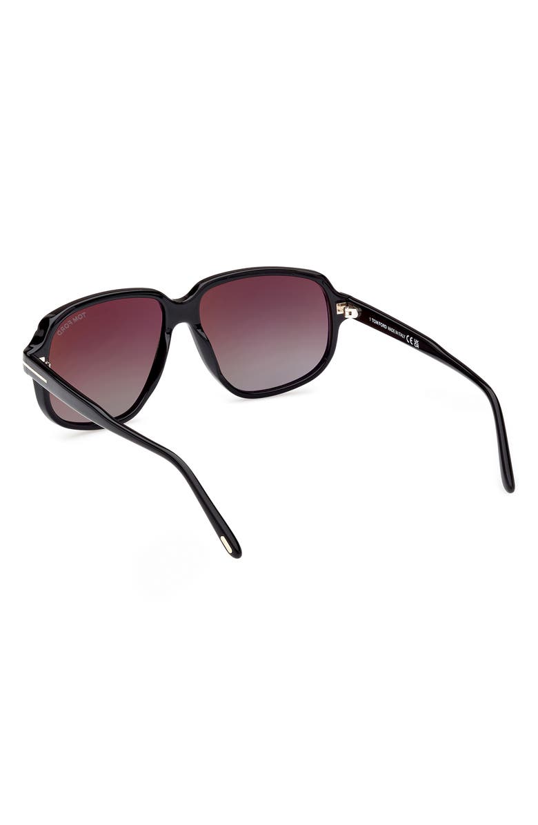 TOM FORD Anton 59mm Square Sunglasses, Alternate, color,