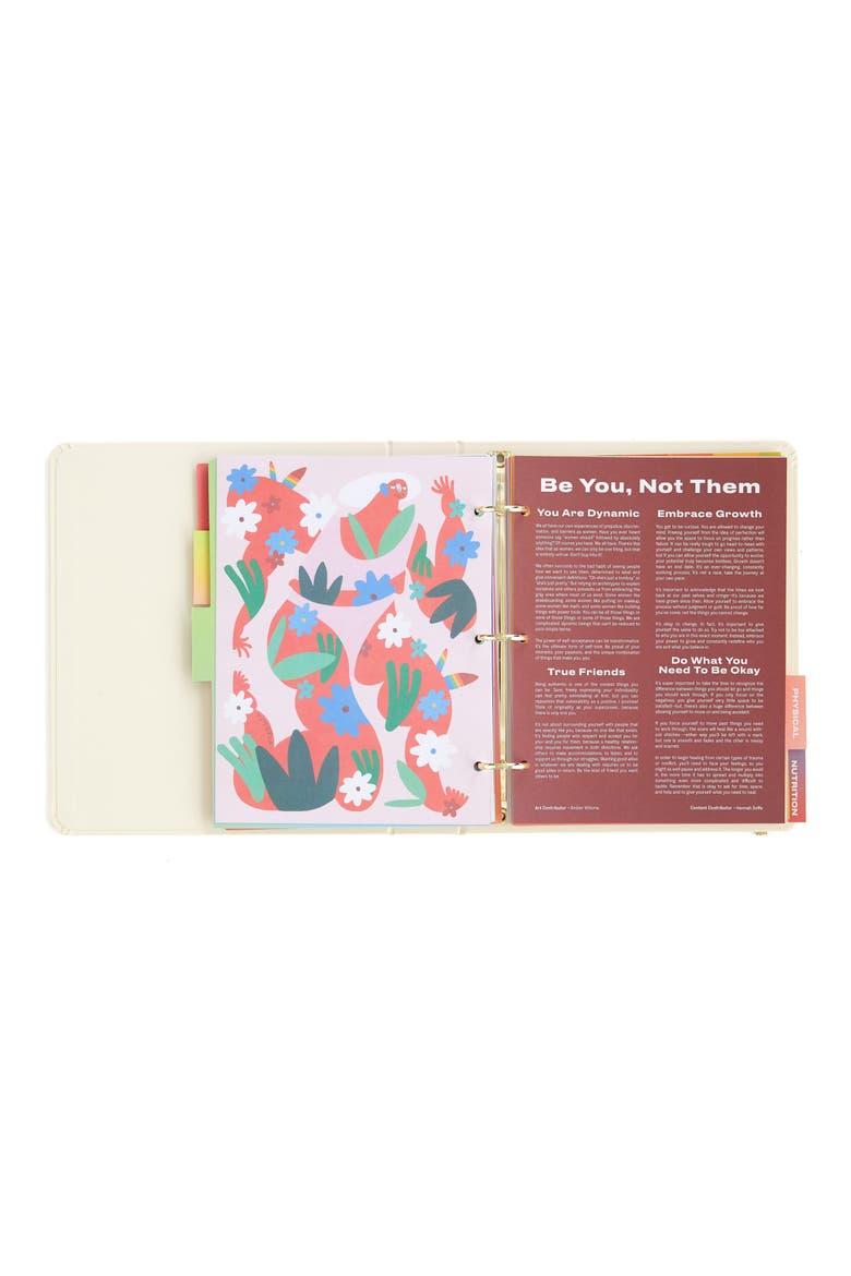 How Are You Feeling Wellness Planner, Alternate, color, CREAM