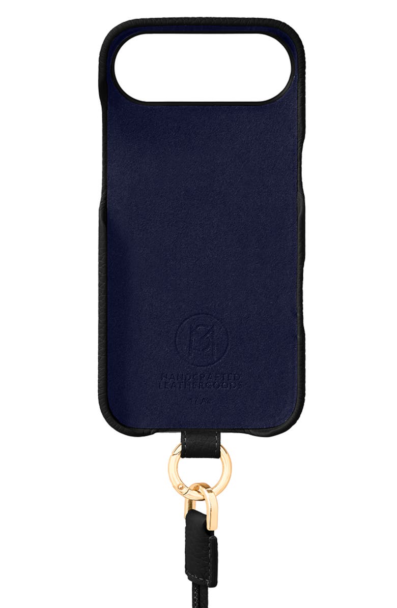 MAISON de SABRÉ Sling Phone Case, Alternate, color, Black Caviar