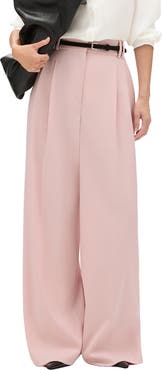 Another Tomorrow Twill Pleated Trouser