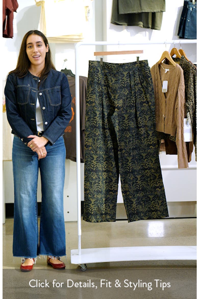 Charlie Print Wide Leg Pants video