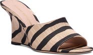 Stuart Weitzman Vinnie 85 Patent Leather Wedge Mule
