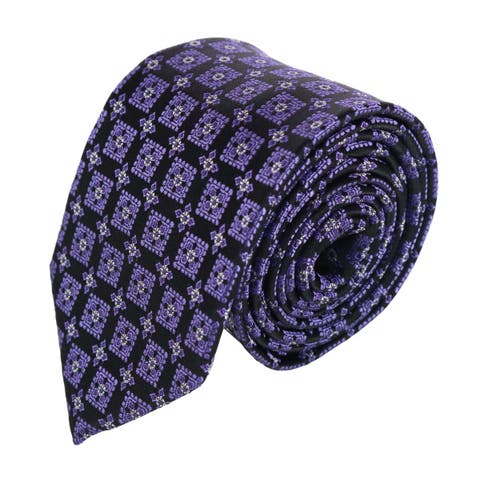 Azzimato Diamond Stately Silk Necktie