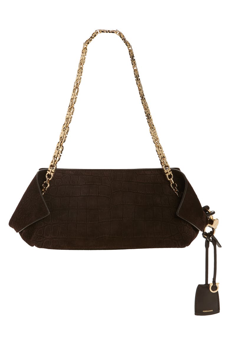 Extra Small Scarf East/West Bag, Alternate, color, TESTA DI MORO