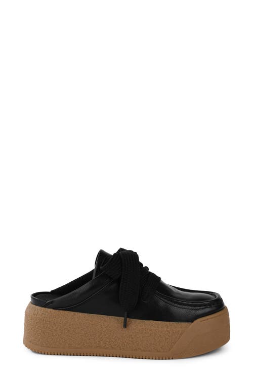 Bc Footwear Evolution Platform Mule In Black